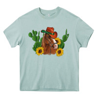 Arona western horse cowboy hat cactus sunflowers Heavy Core Tee - Artiststas
