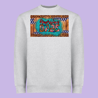 American Babe Heavyweight Sweatshirt Designed By Artiststas