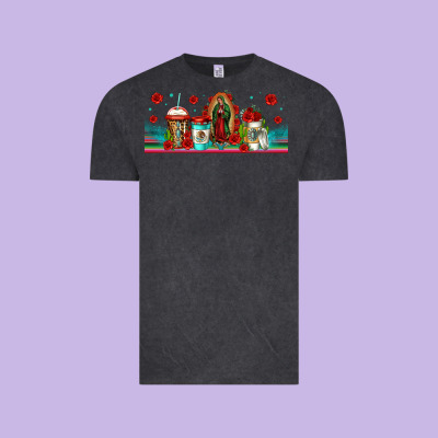 Lady Of Guadalupe Coffee Cups Libbey Glass Vintage Tee Designed By Jasminsmagicworld