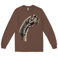 Chestnut brachiosaurus face Long Sleeve Tee - LillyAllenDesigns