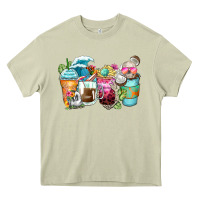Mossy skeleton summer coffee cups Heavy Core Tee - Zillion Design Studio