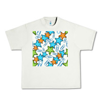 Pistachio stars school seamless pattern Urban Heavy Tee - BundleAndBundleShop