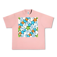Salmon stars school seamless pattern Urban Heavy Tee - BundleAndBundleShop