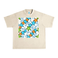 Sandshell stars school seamless pattern Urban Heavy Tee - BundleAndBundleShop