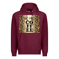 Burgundy but first coffee Premium Hoodie - JahusDesignShop