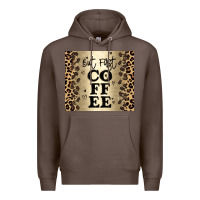 Coffee but first coffee Premium Hoodie - JahusDesignShop