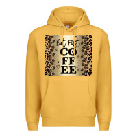 Mustard but first coffee Premium Hoodie - JahusDesignShop