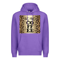 Purple but first coffee Premium Hoodie - JahusDesignShop