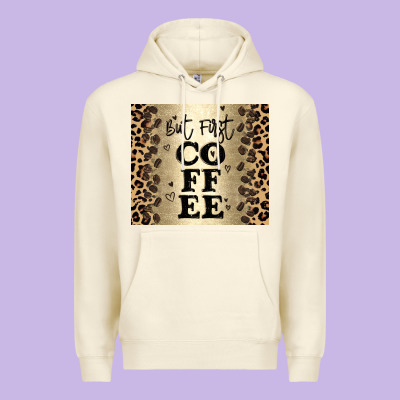But First Coffee Premium Hoodie Designed By Jahusdesignshop