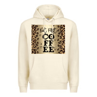 Sandshell but first coffee Premium Hoodie - JahusDesignShop