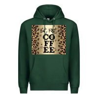 Sports Green but first coffee Premium Hoodie - JahusDesignShop