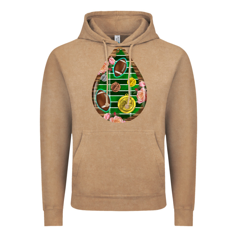 American Football And Western Roses Teardrop Vintage Hoodie by BundleAndBundleShop | Teevron