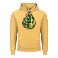 Vintage Mustard american football and western roses teardrop Vintage Hoodie - BundleAndBundleShop
