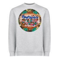 Heather Grey american babe Heavyweight Sweatshirt - Artiststas