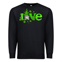 Black love st patricks gnome Premium Sweatshirt - Jasminsmagicworld