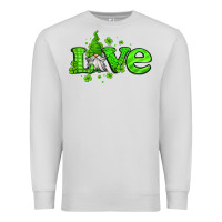 Dove Grey love st patricks gnome Premium Sweatshirt - Jasminsmagicworld