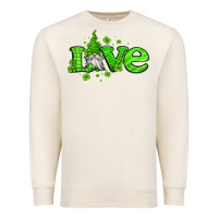 Sandshell love st patricks gnome Premium Sweatshirt - Jasminsmagicworld