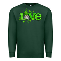 Sports Green love st patricks gnome Premium Sweatshirt - Jasminsmagicworld