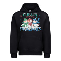 Black chillin with my snowmies Urban Hoodie - CowGirlArtShop