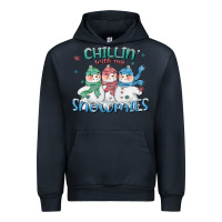 Navy chillin with my snowmies Urban Hoodie - CowGirlArtShop