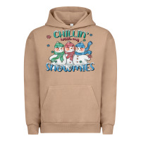 Pigment Burro chillin with my snowmies Urban Hoodie - CowGirlArtShop