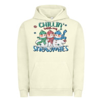 Pigment Pistachio chillin with my snowmies Urban Hoodie - CowGirlArtShop