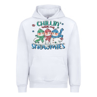 White chillin with my snowmies Urban Hoodie - CowGirlArtShop