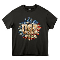 Asphalt usa sunflower billie wilder Heavy Core Tee - texasbilliewilder