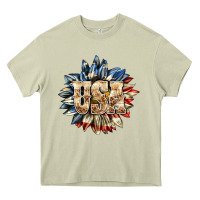 Mossy usa sunflower billie wilder Heavy Core Tee - texasbilliewilder