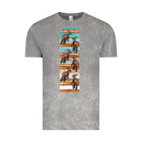 Cloud Rock dinosaur parasaurolophus pen wrap Vintage Tee - Artiststas