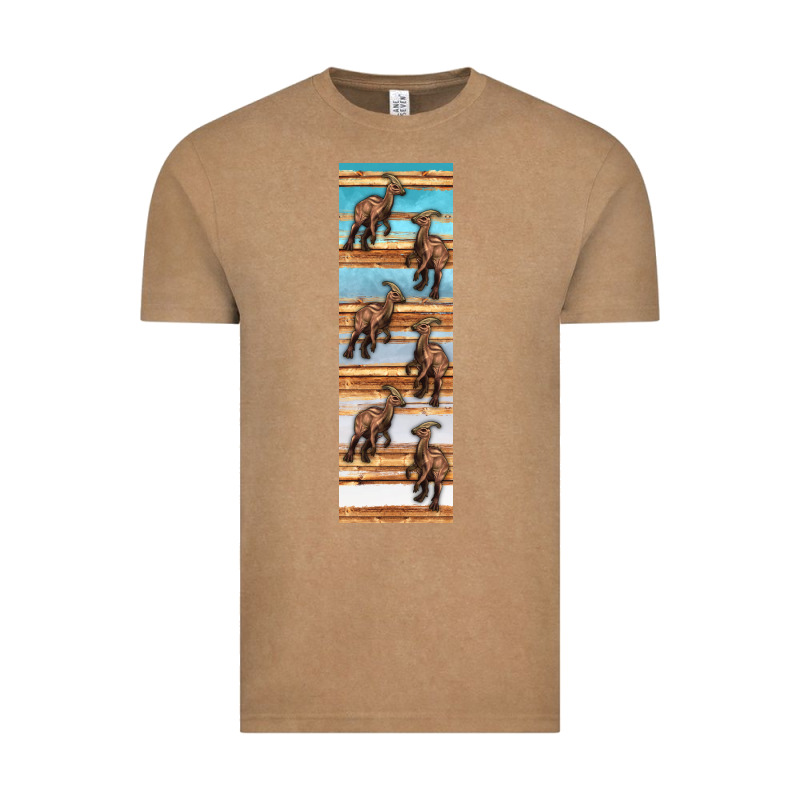 Dinosaur Parasaurolophus Pen Wrap Vintage Tee by Artiststas | Teevron