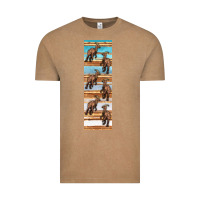 Vintage Coffee dinosaur parasaurolophus pen wrap Vintage Tee - Artiststas