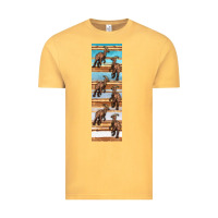 Vintage Mustard dinosaur parasaurolophus pen wrap Vintage Tee - Artiststas