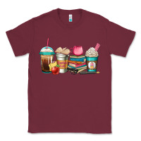 Burgundy teacher fuel coffee cups Classic Tee - Jasminsmagicworld