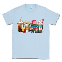 Dusty Blue teacher fuel coffee cups Classic Tee - Jasminsmagicworld