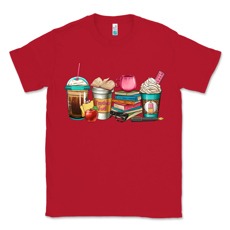Teacher Fuel Coffee Cups Classic Tee by Jasminsmagicworld | Teevron