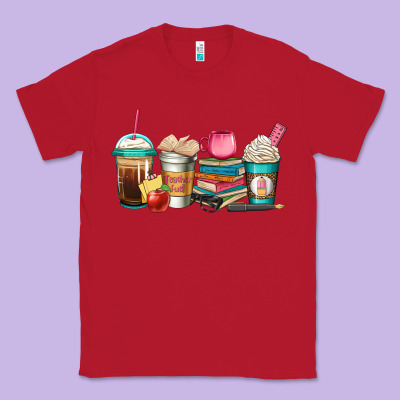 Teacher Fuel Coffee Cups Classic Tee Designed By Jasminsmagicworld