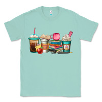 Seafoam teacher fuel coffee cups Classic Tee - Jasminsmagicworld