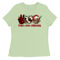 Matcha peace love christmas Ladies Tee - JahusDesignShop