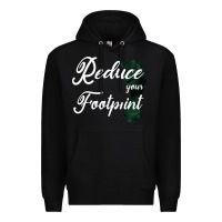 Black Climate Change Reduce Your Carbon Footprint Gift Premium Hoodie - Bettercallsaul
