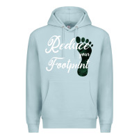 Blue Mist Climate Change Reduce Your Carbon Footprint Gift Premium Hoodie - Bettercallsaul