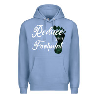 Colony Blue Climate Change Reduce Your Carbon Footprint Gift Premium Hoodie - Bettercallsaul