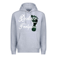 Heather Grey Climate Change Reduce Your Carbon Footprint Gift Premium Hoodie - Bettercallsaul