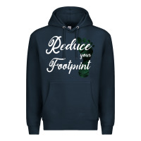 Navy Climate Change Reduce Your Carbon Footprint Gift Premium Hoodie - Bettercallsaul