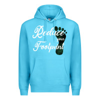 Ocean Blue Climate Change Reduce Your Carbon Footprint Gift Premium Hoodie - Bettercallsaul