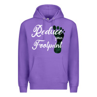 Purple Climate Change Reduce Your Carbon Footprint Gift Premium Hoodie - Bettercallsaul