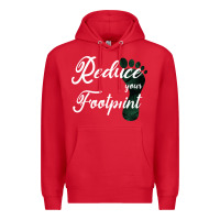 Red Climate Change Reduce Your Carbon Footprint Gift Premium Hoodie - Bettercallsaul