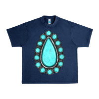 Navy gemstone Urban Heavy Tee - JahusDesignShop