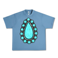 Pebble Blue gemstone Urban Heavy Tee - JahusDesignShop