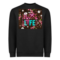 Black nurse life with pearls Heavyweight Sweatshirt - AdoDesignShop
